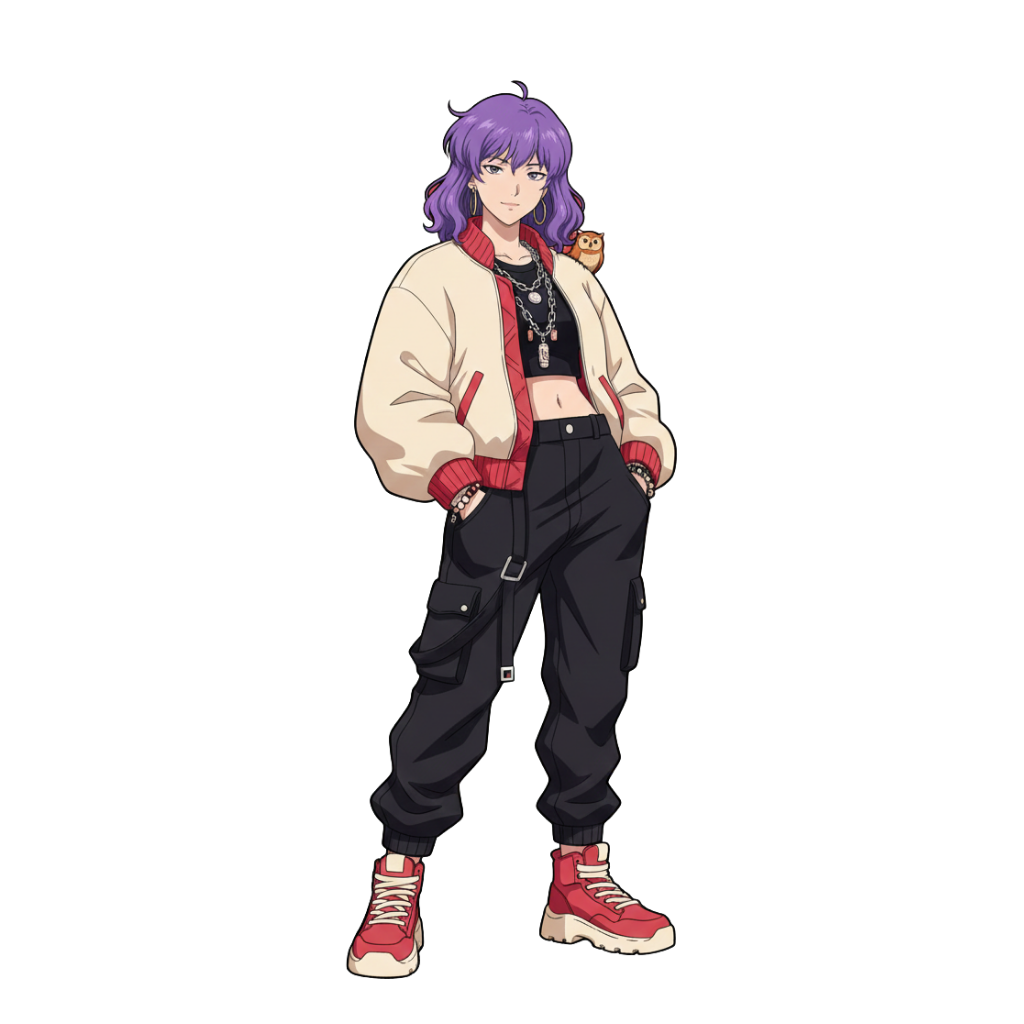 Athena — Web3 creator avatar, anime character art